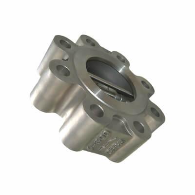 Double phase stainless steel check valve